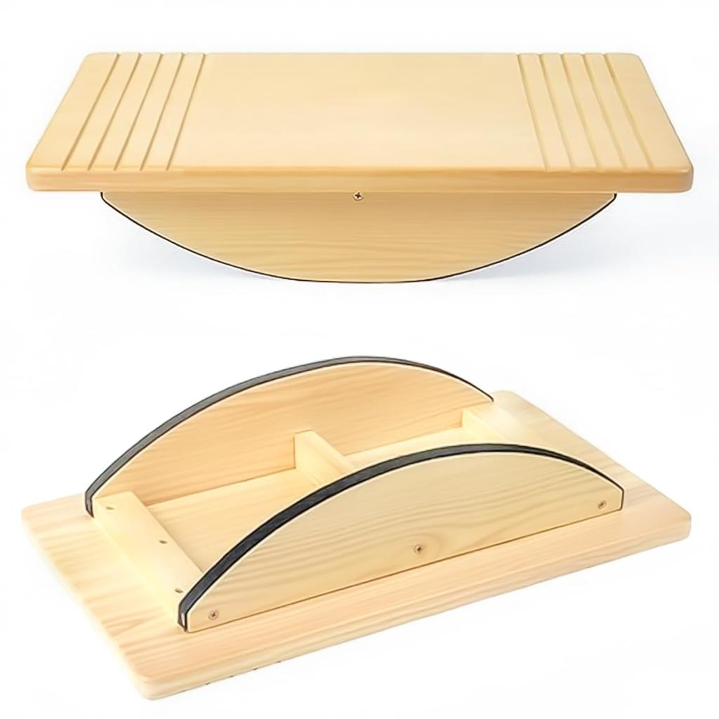 Natural Wood Healthy Step Handcrafted by Artisans Exclusive Upgraded Quality Quiet Step Indoor Aerobic Simultaneous Sitting Brain Training While