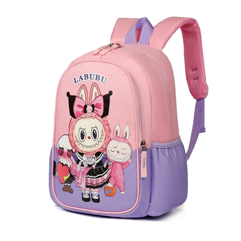 School bag for primary school students New cartoon cute boys and girls backpack lightweight backpack