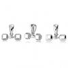 Hip Hop Sport Dumbbell Headphone Pendant Necklace Men Trendy Jewelry