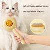 Pet Grooming Needle Brush Magic Massage Comb Hair Remover Pets General Supplies with Pet Nail Clippers for Cat Dog Cleaning Care
