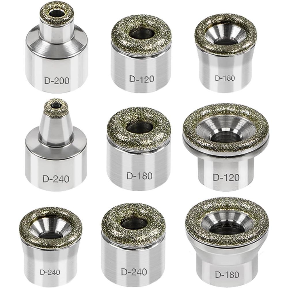 6-9 PCS Replacement Diamond Microdermabrasion Dermabrasion Tips Diamond Dermabrasion Head Exfoliator Facial Dermabrasion Tools