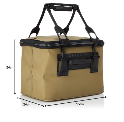 Shimano Fiskebuk/Fiskelåda, Bakkan EV BK-016Q, 36cm, Khaki