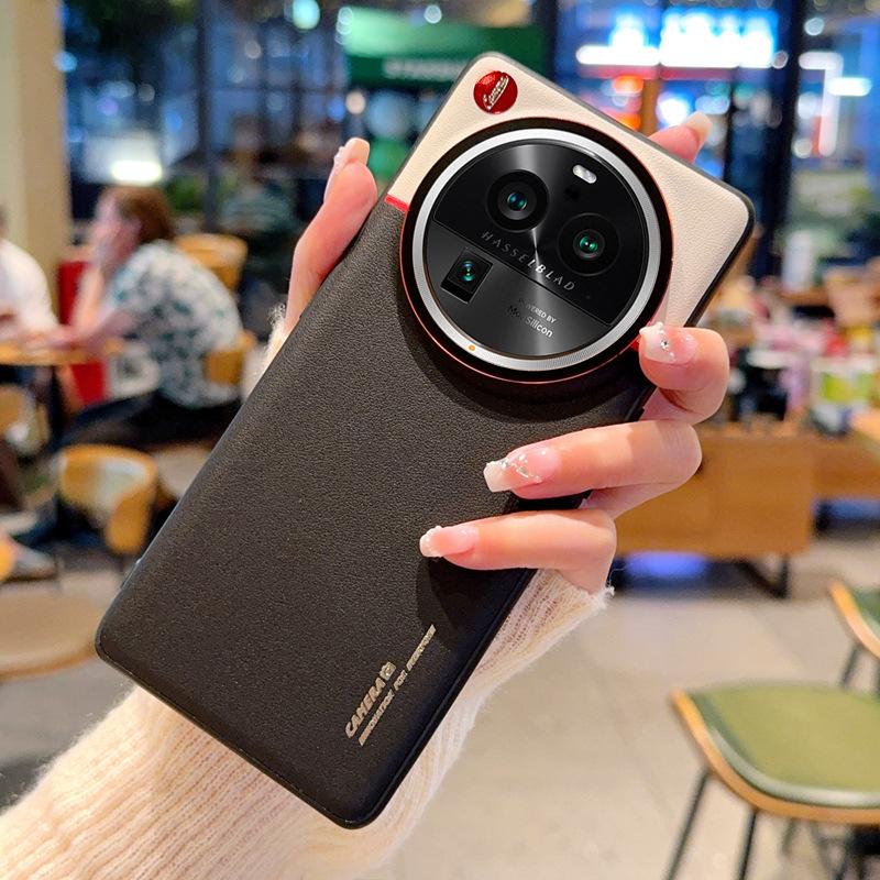 Applicable To Oppofindx7/x7ultra Mobile Phone Case Color Matching Oppofindx6/x6pro Leather Case