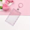 Transparent Acrylic Picture Frame ID Card New Unisex Hard Plastic Work Card Holder Business Case Protector Cover
