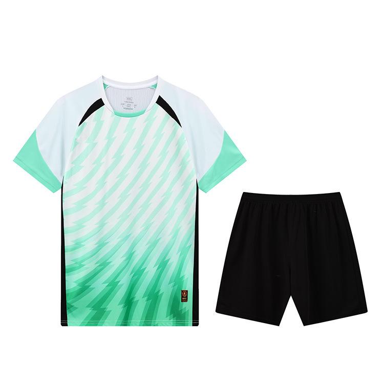 Dětský rychleschnoucí fotbalový dres s krátkým rukávem a potiskem loga pro tým a školní sporty
