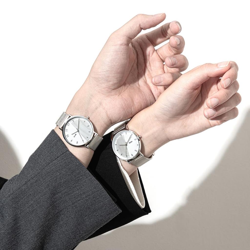 Klon Watch Connection Halfshell Latter Silver Mesh 38mm