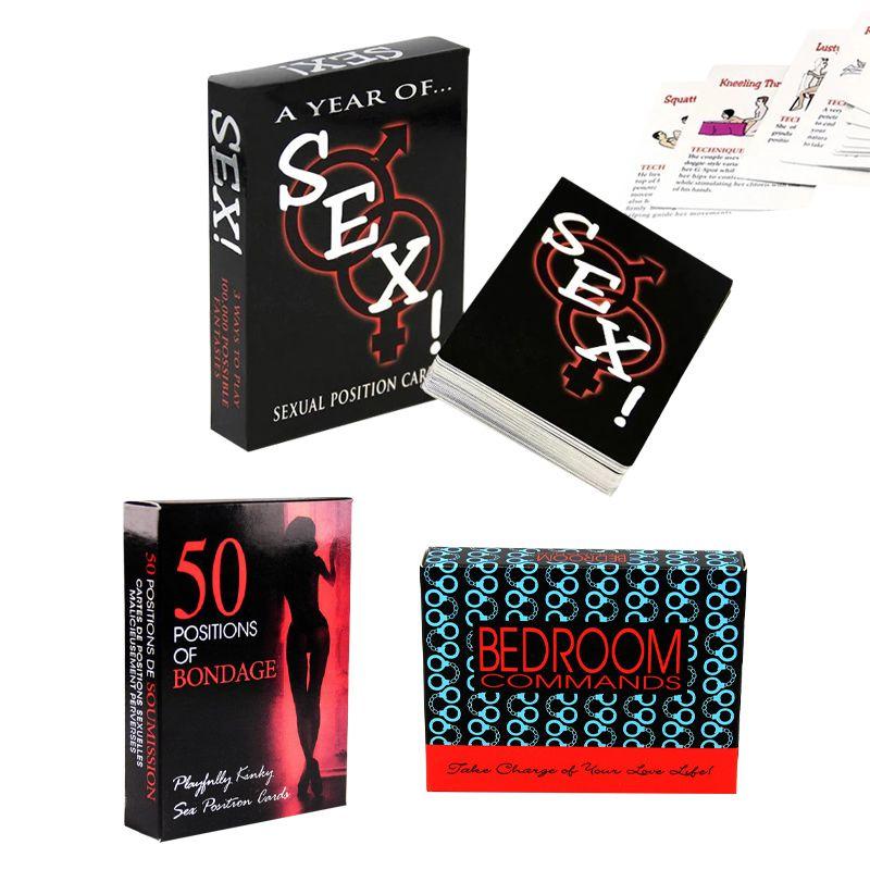 Fun And Thrilling Bedroom Commands For Couples A Year Of Sex Position Cards