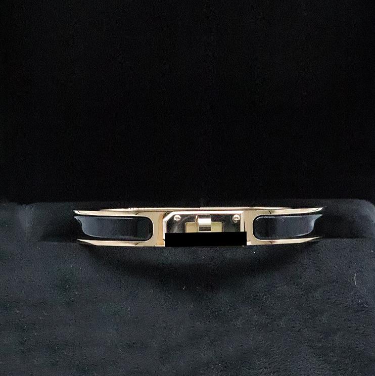 

8mm Ring Buckle Enamel Bracelet Fashionable and Versatile New Style Bracelet Steel 17 # чёрный