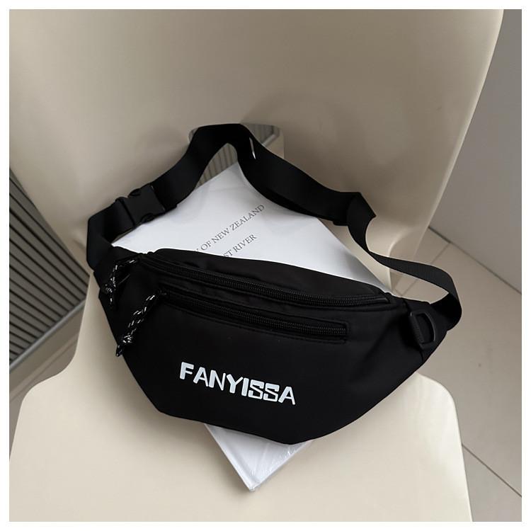 

Trendy Urban Simple Small Crossbody Bag Soft Canvas With Nylon Lining For Travel