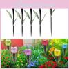 Solar Tulip Garden Courtyard Lawn Landscape Night Light Waterproof Led Lamp For Outdoor Decoration