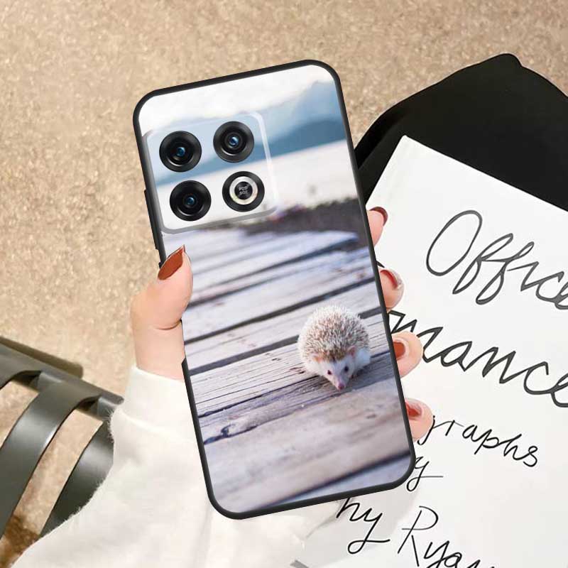 Prickly Hedgehog Case For OnePlus 10 Pro 10T 8T 13T 15 13 12 11 15R 13R 12R Nord 5 CE 4 2 3 Lite N20 N30 Cover