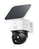 Anker Eufy SoloCam S340 Outdoor Security Camera Solar Powered 360° Pan-Tilt 3K Dual-Lens 8x Zoom Local Storage 2.4 GHz Wi-Fi IP55