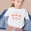 Camiseta em Breve Serei Irmã Mais Velha Anúncio de Gravidez Camisetas Futuro Irmão Mais Velho Roupa para Chá de Bebê Meninos Meninas Camiseta