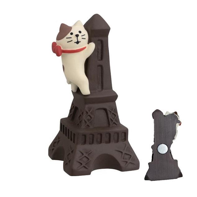 Japanese Cat Magnet: Cute Resin Sticker & Message Clip Toy for Refrigerator Decor