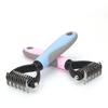 Stainless Steel Dog Trimmer Comb Double-Sided Pet Deshedding Brush Cat Comb Brushes Pet Comb  Home