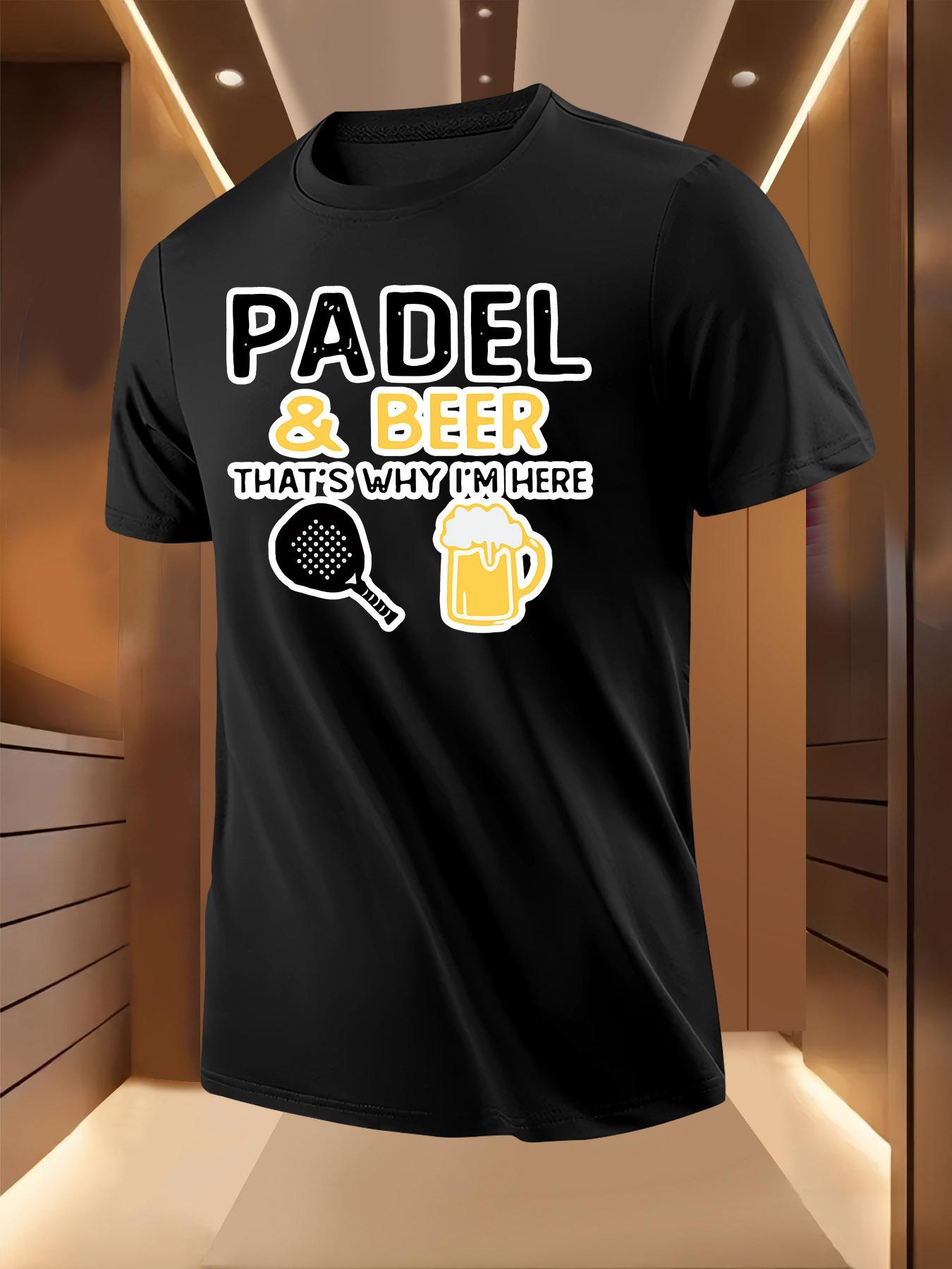 Tshirt with a Cricket And Beer Print S