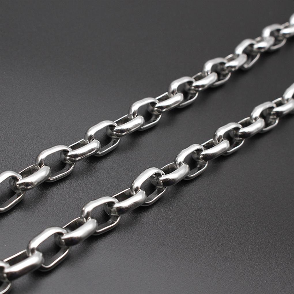 Portable Simple Design Modern Style Dancing Hiphop Stainless Steel Necklace Boys Party Banquet Neck Chain Jewelry