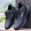Fashion Men's Autumn Leather Waterproof Sneakers Man Sports Casual Shoes Black Fashion Work Shoes Man Fashion Sneakers Male Footwear