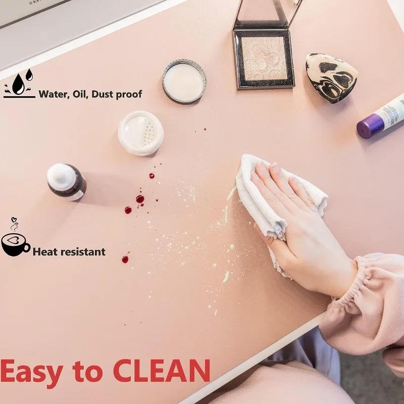 1pcs 80x40cm Foldable Art Desk Pad Studio Desk Pad Anti Slip Writing Pad Waterproof Desktop Protection Pad Extended Mouse Pad