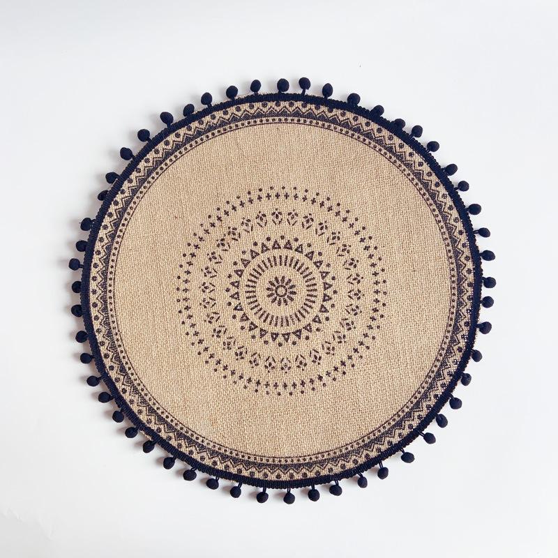 Middle East Style Craft Heat Insulation Table Placemat Kitchen Supplies Coffee Cup Mats Coaster