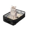 Tragbare wasserdichte Katzentoilette: Faltbare Reise- und Outdoor-Katzenklo-Tasche
