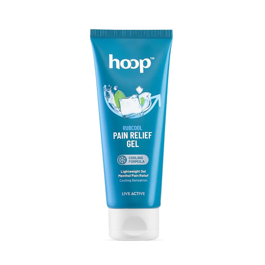Hoop Pain Relief Gel 80 G Pack for Shoulder Neck Back Leg Knee Joint Muscle Cooling Relief
