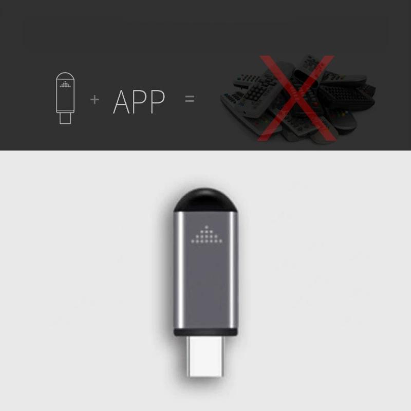 Transmițător Infraroșu pentru Telefon Inteligent Controler de la Distanță Mini Universal Tip-C Înlocuire Pentru Telefon Inteligent TV Aer Condiționat Ventilator Cameră