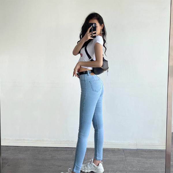 Tamaño grande Sexy Skinny Hip Summer Jeans De mujer Cintura alta Delgado  Elástico Melocotón Cadera Pantalones Vaqueros Casual Leggings Pantalones  Lápiz Pantalones Vaqueros XS a 5XL comprar a buen precio — entrega