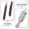 5/4Pcs Telescoping Inspection Mirrors Set Stainless Steel Retractable Mechanical Mirror 360° Rotation Mirror Inspection Tools
