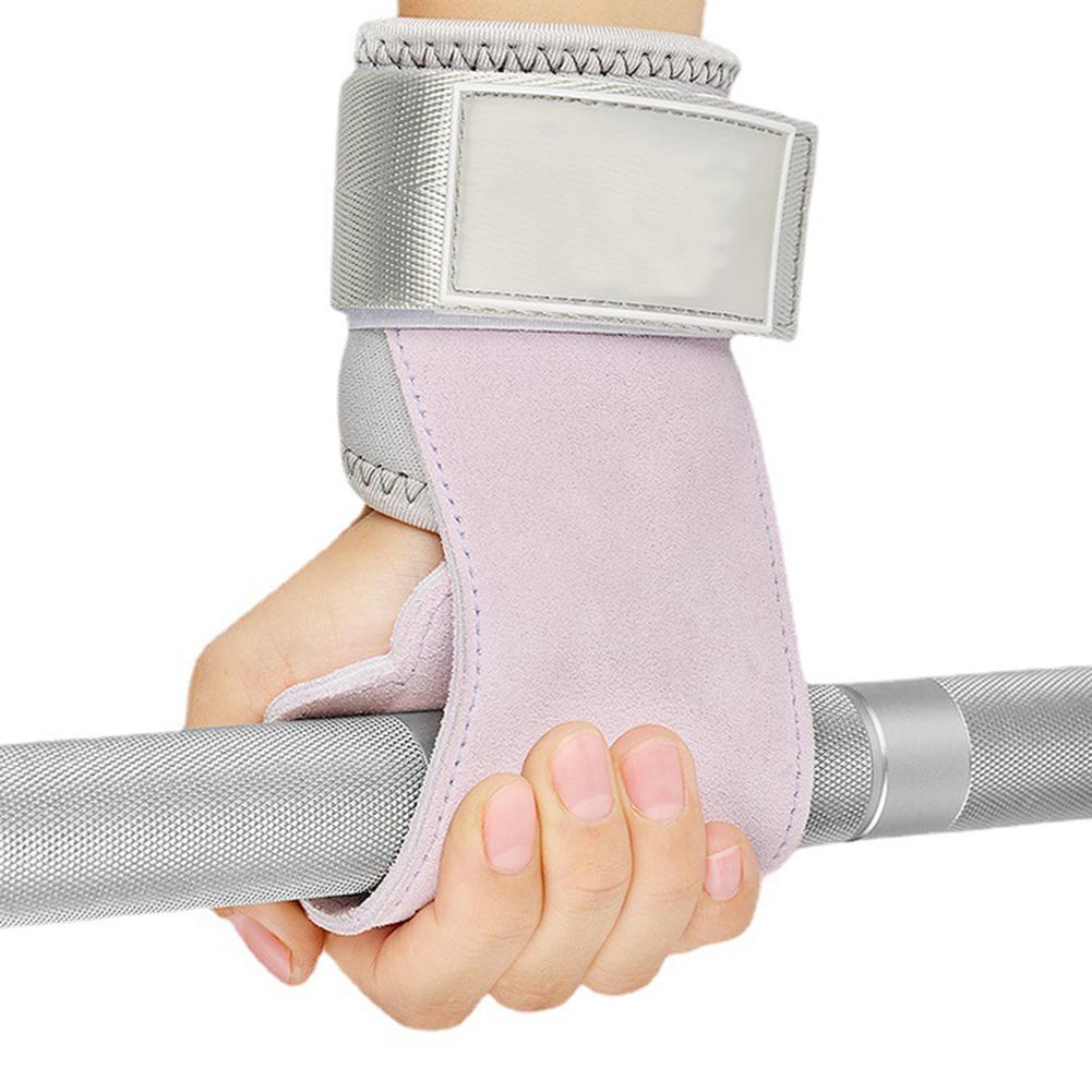 Dog Paw Shape Professional Women's Hard Pull Assist Belt Cowhide Palm Protector Pull Up Dumbbell Fitness Horizontal Bar Gloves