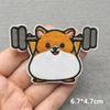 Team Cat Embroidery Patches Appliques For Clothing Diy Sewing Iron On Patches Punk Cartoon Stripes Decoration Accessories