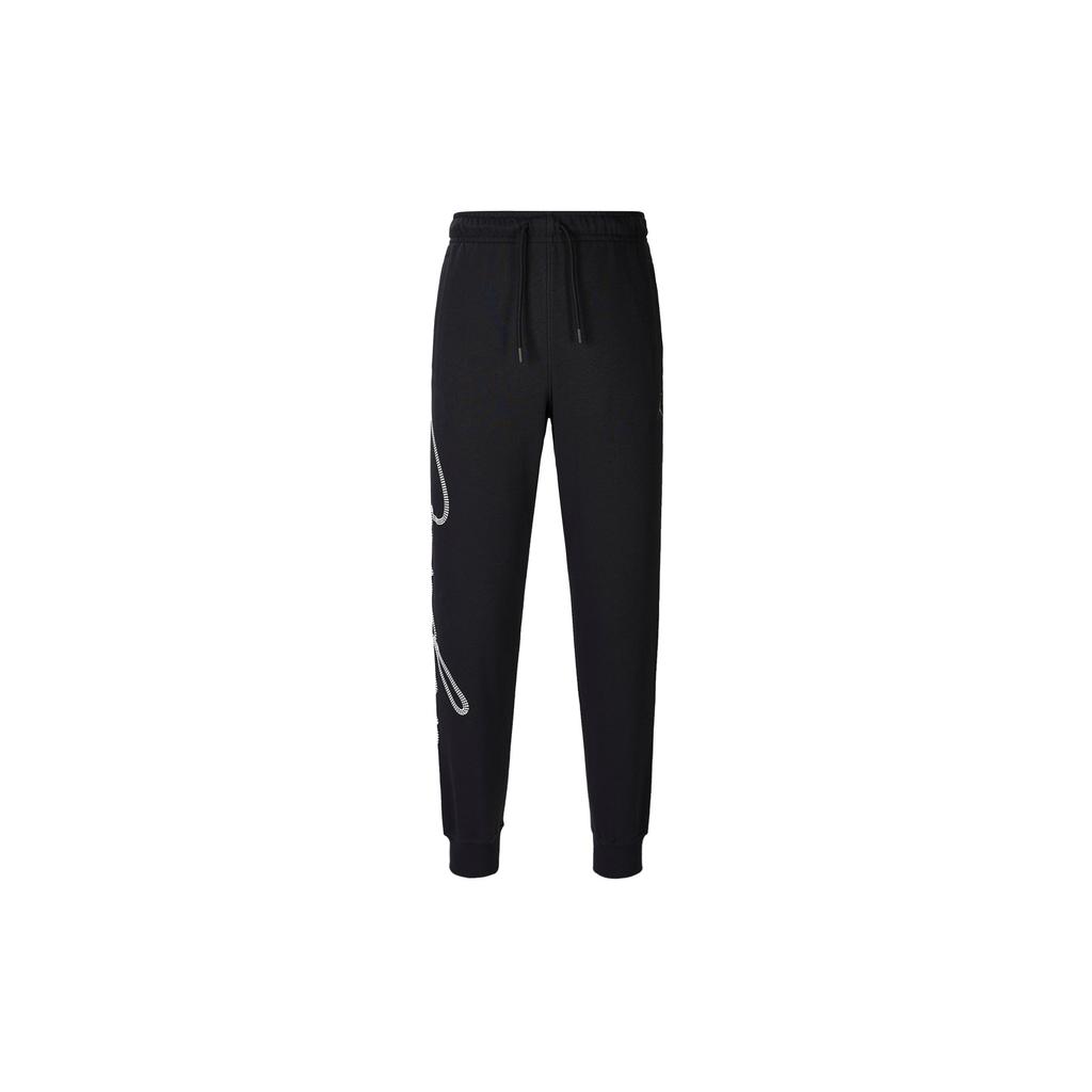 Jordan MVPFLC SS25 Sportswear Series Fashionable Versatile Comfortable Logo Sports Long Pants Men bottoms Black HF9310-045