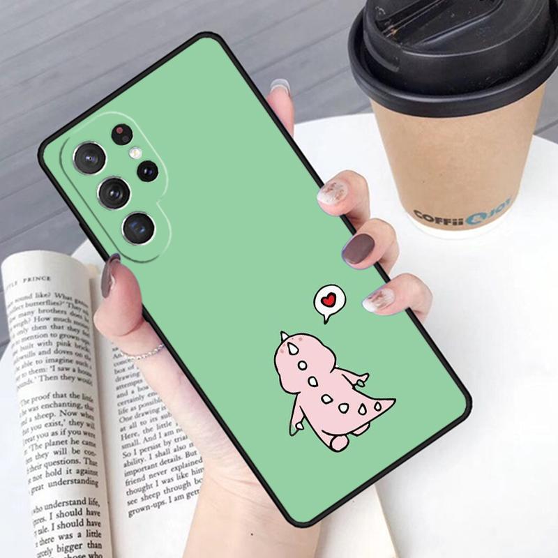 Cartoon Animal Dinosaur Couple phone case Cover For Samsung Galaxy S24 S25 Ultra S21 S22 Ultra S10E Note 10 Plus 20 FE S23
