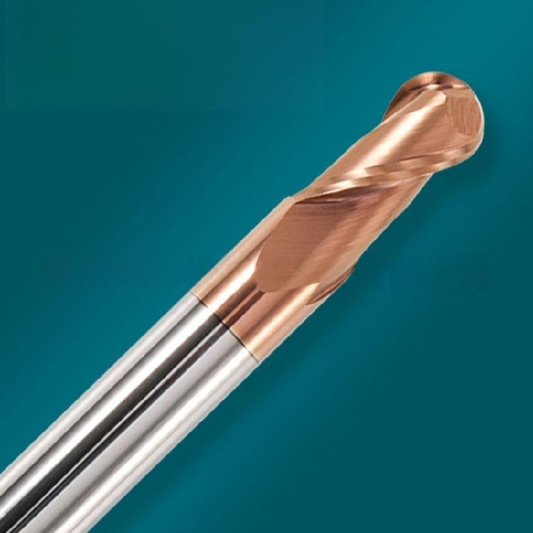 Heavy Duty Professional Ball End Mill 55HRC Hardness For Machines And Engravers Processing Steel Component In Workshops