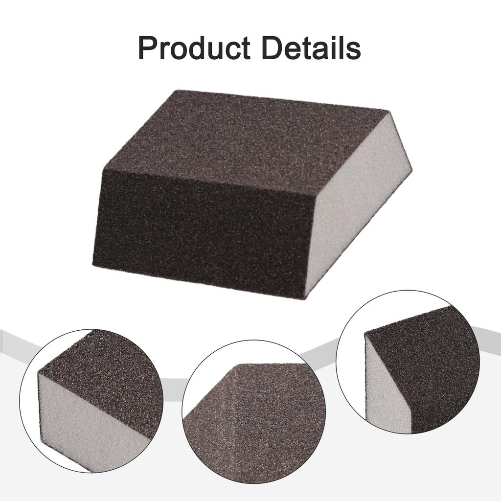 1 Pcs 60-240Grit Wall Tile Grinding Sponge Sand Block Sandpaper Polishing Pad 100x70mm Sandpaper Model Paint Polished Sand Brick