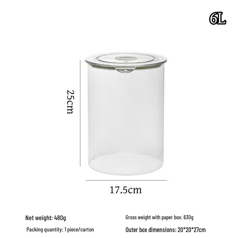 Sealed Plastic Storage Jar for Dried Tangerine Peel, Grains, Cereals, Dried Fruits, Kitchen Snacks, and Refrigerator Storage.