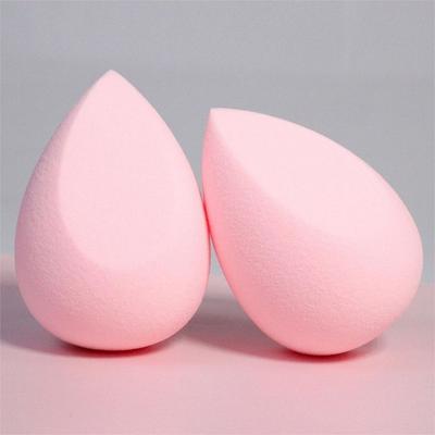 2-teiliger Make-up-Schwamm, Make-up-Schwamm zum Verblenden von Grundierung, Creme und Puder, mehrfarbiger Kosmetikschwamm, für alle Hauttypen geeignet