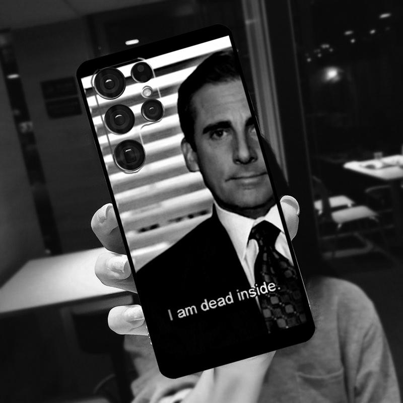 The Office Michael Scott Case For Samsung Galaxy S22 S23 Ultra S21 S20 FE S9 S10 Note 10 Plus Note 20 Ultra Cover