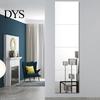 Bathroom Mirror Decal Self Adhesive Flexible Waterproof Reflect Clear Home Decoration Square Shape Living Room Sticker