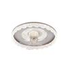 Bedroom Ceiling Fan Light with 360° Oscillation and Voice Control
