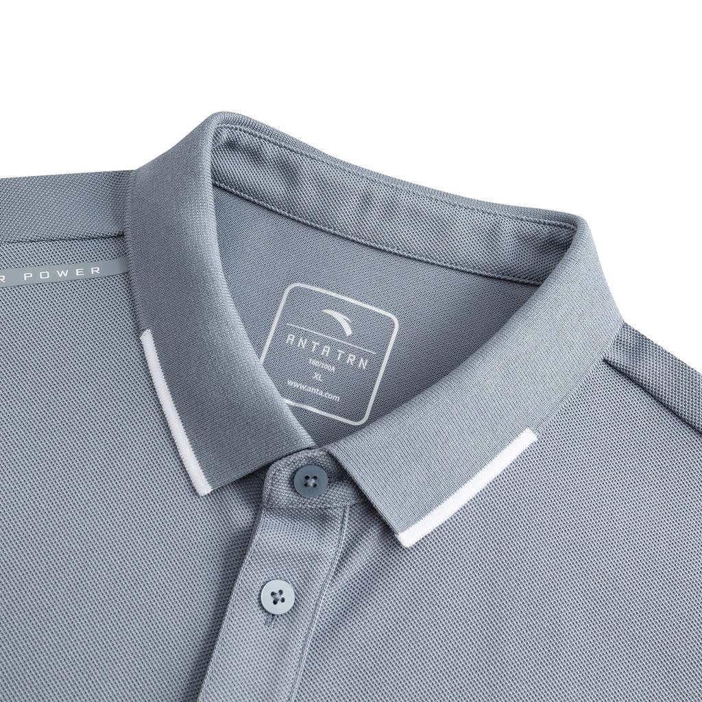 Anta Polo Shirt Men's Concrete Gray 952627116-2