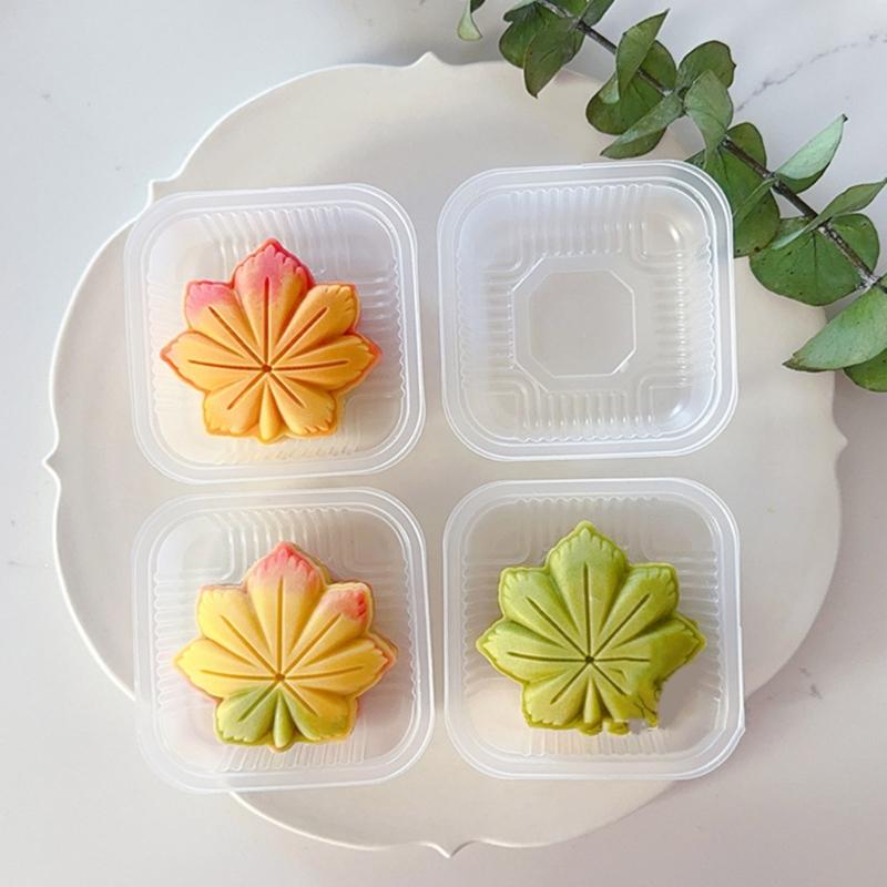 Maple Leaf Shape Desserts Mold Durable Chinese Pastry Mold Practical Hand Press Mould Versatile Pastries Baking Tool