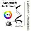 Modern Creative LED Night Lamp Spiral Desk Light RGB Color Dimmable For Bedroom Living Room Office Bedside Decoration Lighting