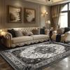 Persian Retro Carpet for Living Room Decoration Luxury Home Decor Bedroom Non-slip Rug Comfortable Fluffy Washable Floor Mat