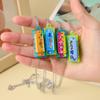 10pcs Mini Necklace Harmonica Cartoon Developmental Toys  Kindergarten School Gift Pack