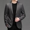 FHLHY Long Sleeve Tailored Available In Large Sizes Men's Slim-Fit Jacket, Casual, Business, Stylish,