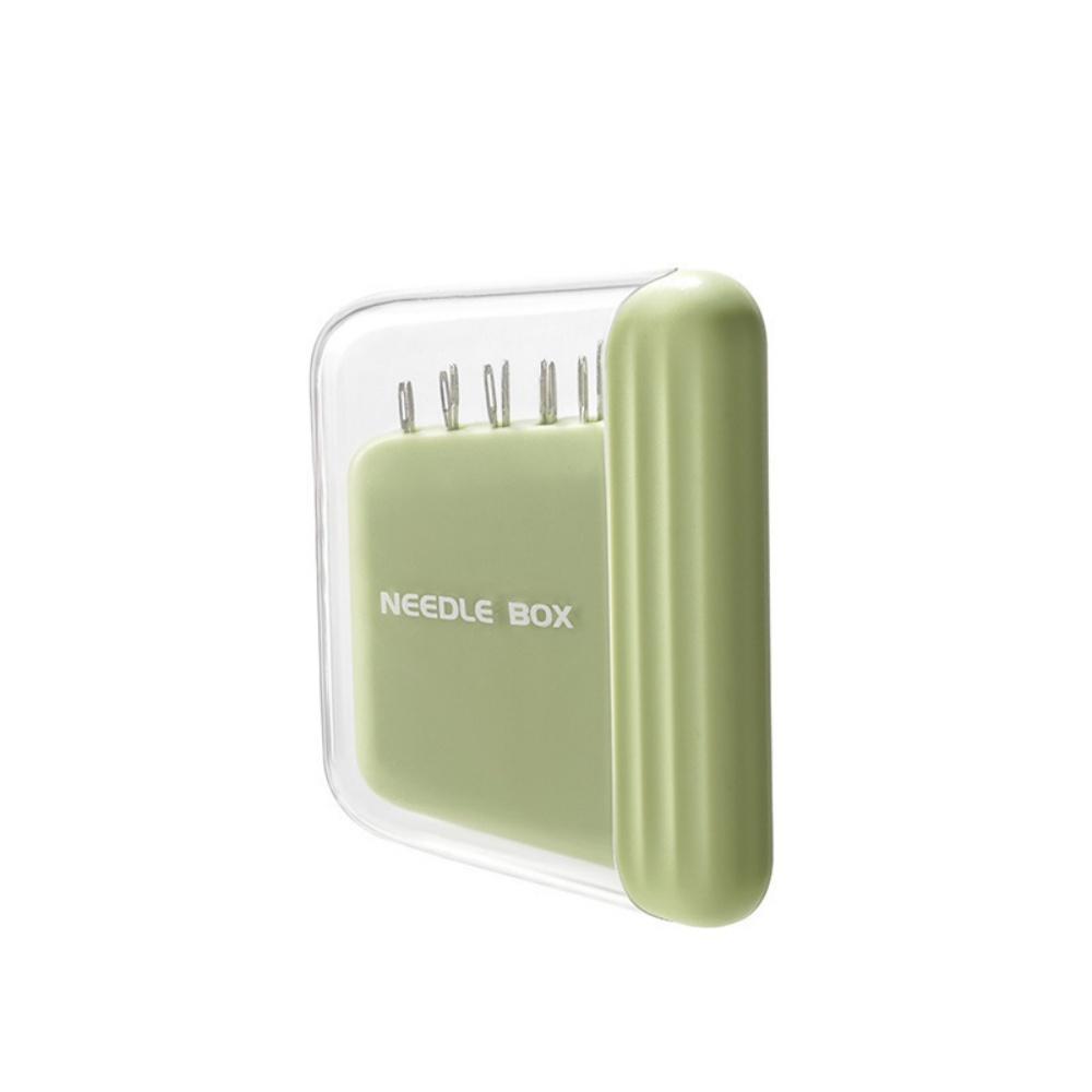 Magnetic Sewing Needle Box with Needle Portable 5 Size Embroidery Needles Magnet Storage Case DIY Craft Sewing Accessories Home
