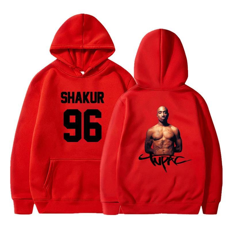Gangsta Rap 2Pac Hoodies Sänger Grafikdruck Sweatshirts für Fans Lässige Langarm Kleidung für Männer/Frauen Sudaderas Hoody