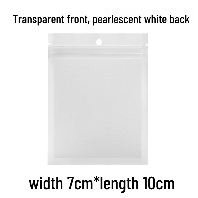 Pearlescent Yin & Yang Film Self-Sealing Bags for Jewelry Packaging