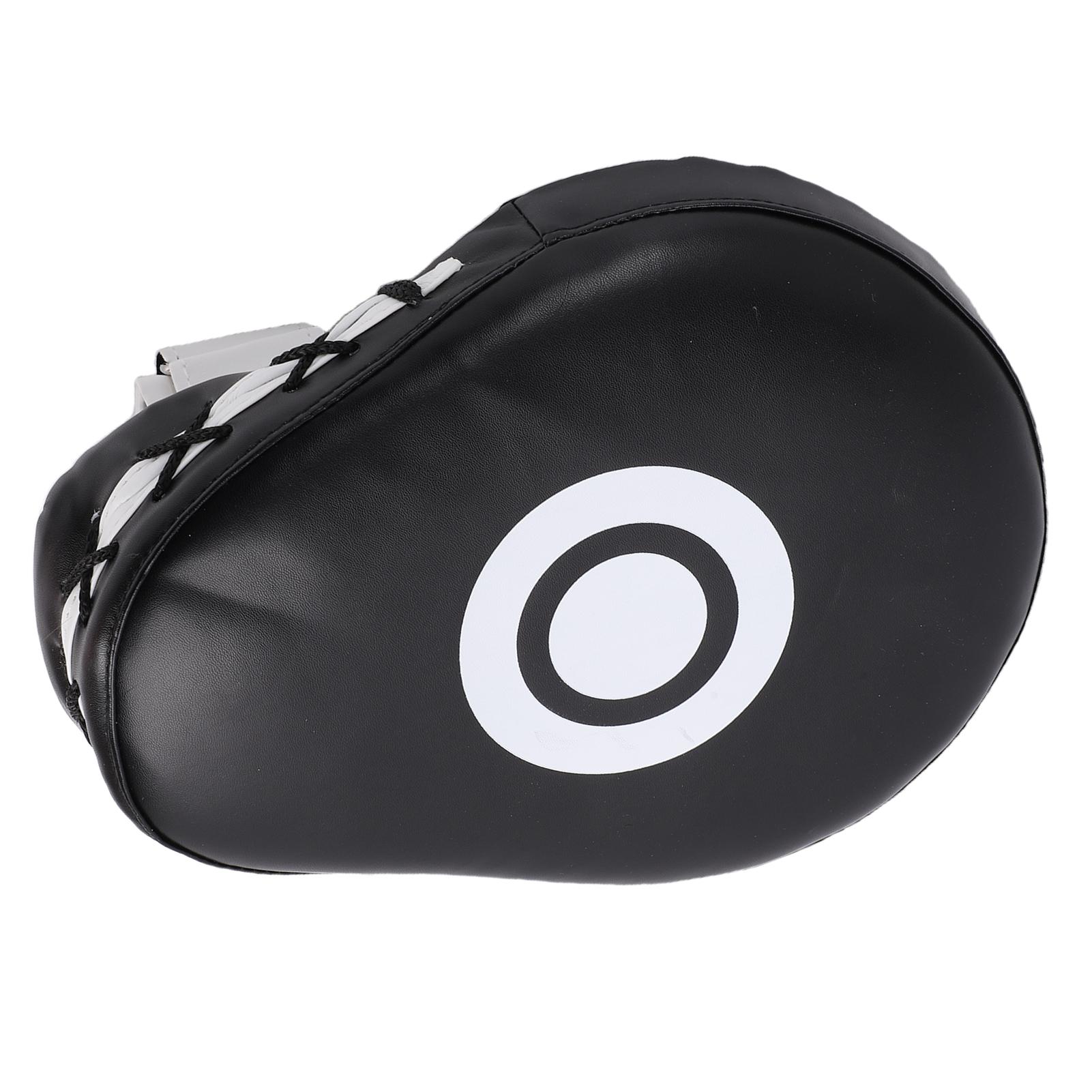 Boxing Curved   Punching Mitt PU Leather Boxing Pad with   Strap for Taekwondo Training